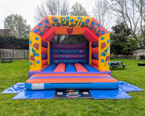 Large Yellow Party Castle